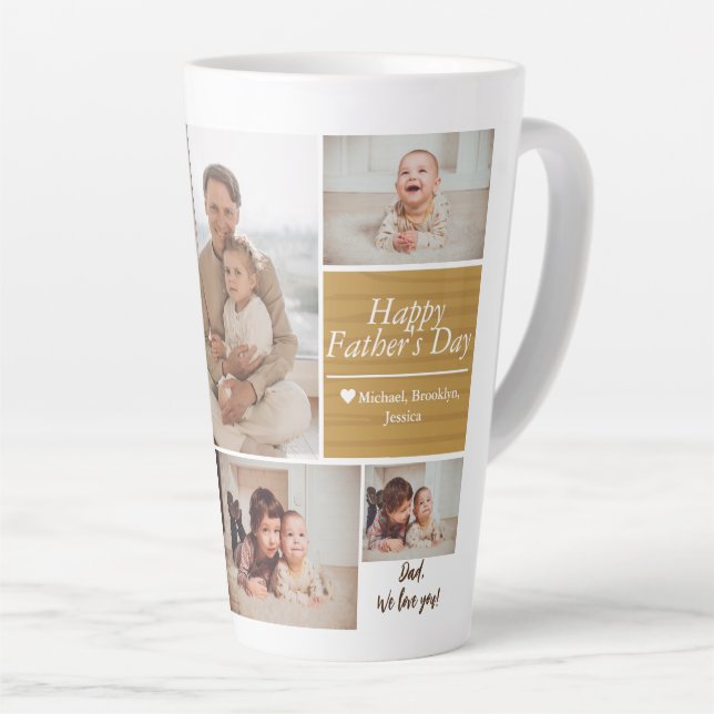 Taza De Café Latte Coche de la familia fotográfica Simple Modern Fath (Ángulo derecho)