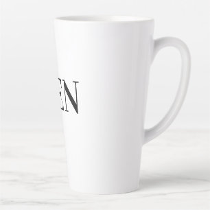 Taza De Café Latte Cocina de Comedor Hombres Texto Mugs Cups Latte Mu