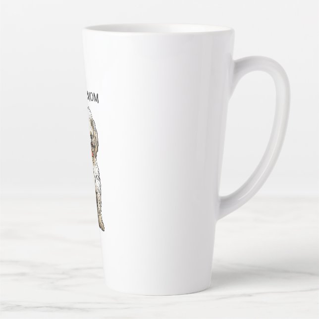 Taza De Café Latte Cocker Mom (Derecha)