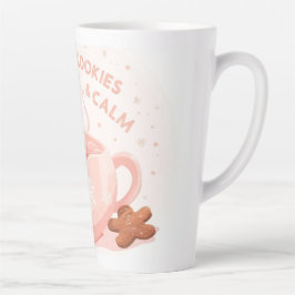 Taza De Café Latte Cocoa, Cookies & Calm – Pastel Christmas CoT-Shirt