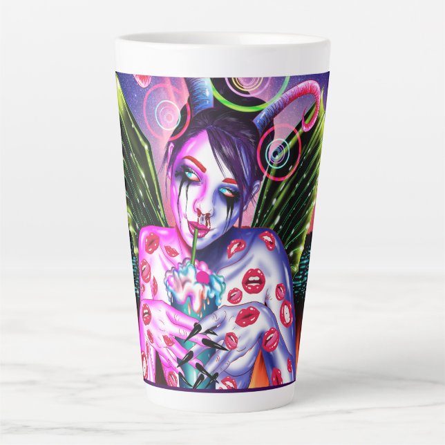 Taza De Café Latte Cóctel (Anverso)