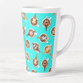 Taza De Café Latte Coffee Addict Best Friends Trendy Girly Pastel