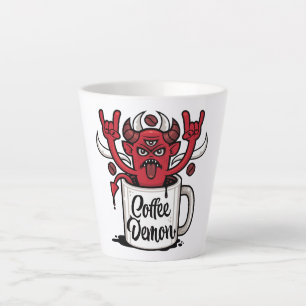 Taza De Café Latte Coffee Demon