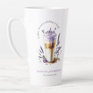 Taza De Café Latte Coffee Latte Birthday Personalizado