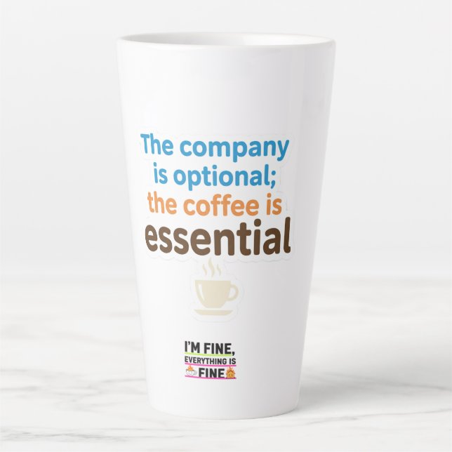 Taza De Café Latte Coffee Lover Daily Ritual Sticker (Anverso)