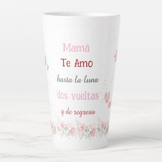 Taza De Café Latte Coffee Mug Español (Anverso)
