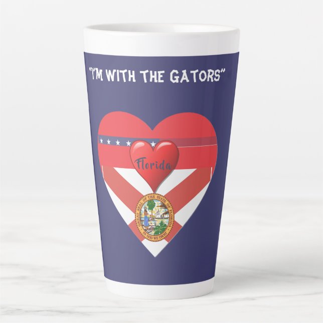 Taza De Café Latte Coffee Tea Florida Fun (Anverso)