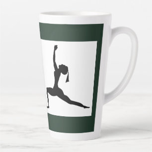 Taza De Café Latte Coffeeshop verde