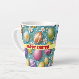 Taza De Café Latte Colección de Pascua de Huevos de moda