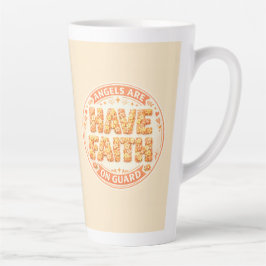 Taza De Café Latte Colección Fe Angélica