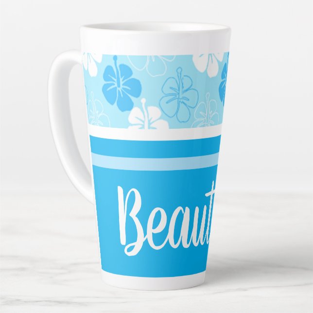Taza De Café Latte Colección Hawaii Aloha (Ángulo izquierdo)