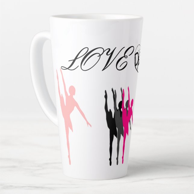 Taza De Café Latte Colección Lady Elegance (Ángulo izquierdo)
