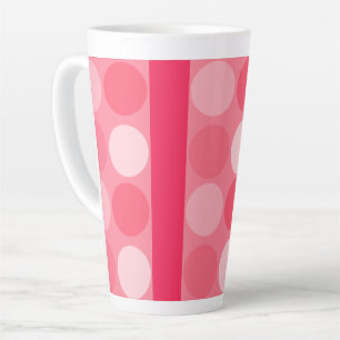 Taza De Café Latte Colección Pretty In Polka Dots
