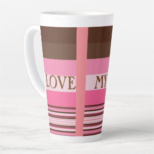 TAZA DE CAFÉ LATTE COLECCIÓN SHOPPING QUEEN