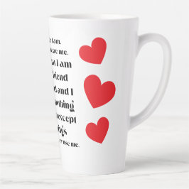 Taza De Café Latte Colección Soy Quien Soy.