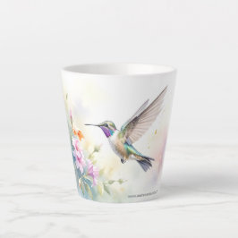 Taza De Café Latte Colibrí