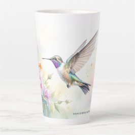 Taza De Café Latte Colibrí