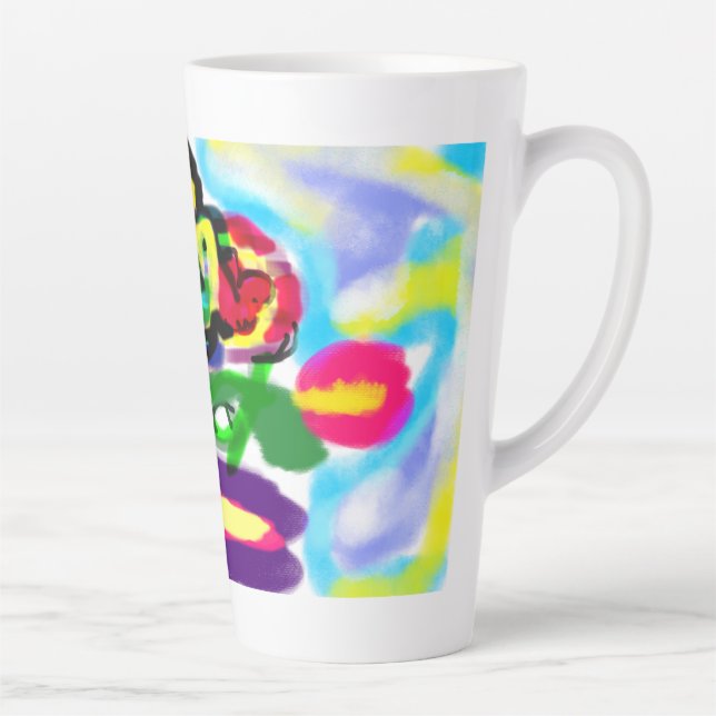 Taza De Café Latte Colibrí primavera  (Derecha)