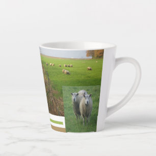 Taza De Café Latte Collage Latte Mug