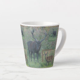 Taza De Café Latte Collage Latte Mug