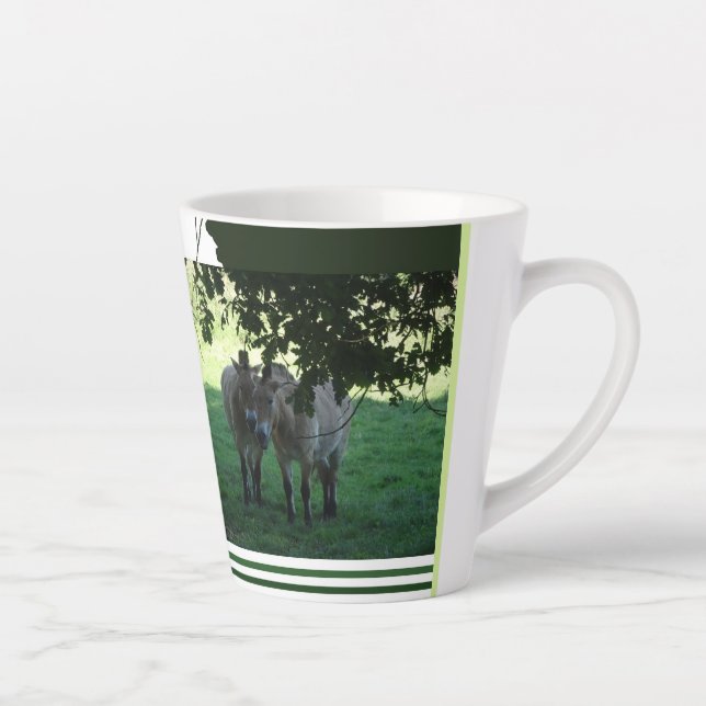 Taza De Café Latte Collage Latte Mug (Derecha)