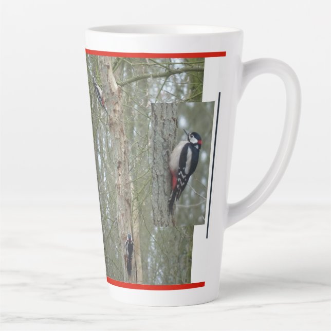 Taza De Café Latte Collage Latte Mug (Derecha)