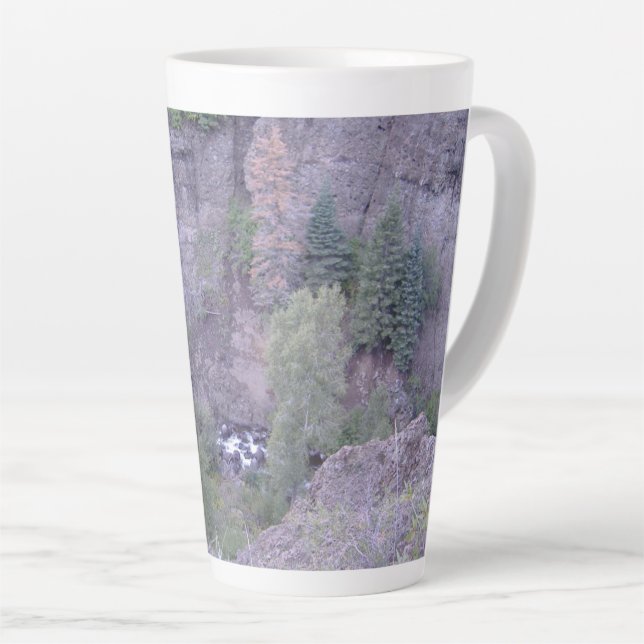 Taza De Café Latte Colorado Latte Mug (Ángulo derecho)