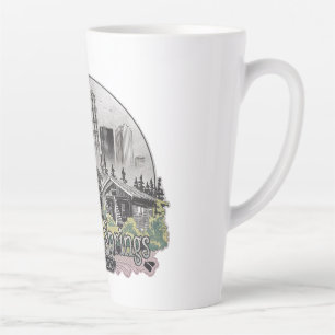 Taza De Café Latte Colorado Springs City Colorado State USA