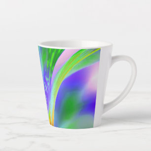 Taza De Café Latte Colores brillantes Pequeña Mug Latte