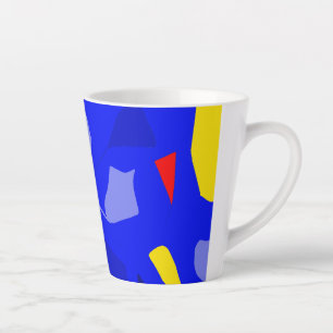 Taza De Café Latte Colores eléctricos Latte Mug