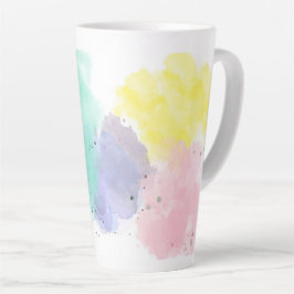 Taza De Café Latte Colores encantadores con un toque suave  