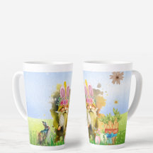 Colorido Gnome De Pascua Con Orejas De Conejo