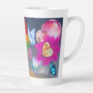 Taza De Café Latte Colorido Payaso