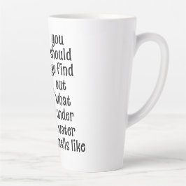 Taza De Café Latte Cómo huele bajo el agua