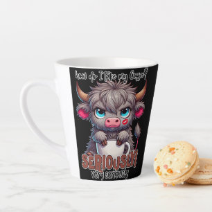 Taza De Café Latte ¿Cómo Tomo Mi Café? Muy Enserio Muy Enserio 