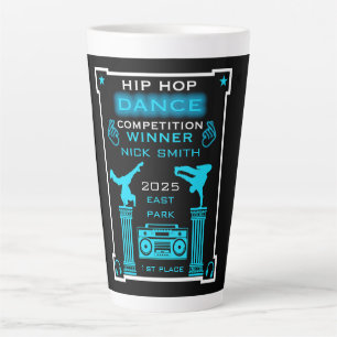 Taza De Café Latte Competencia de baile Hip Hop