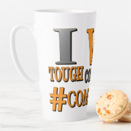 Taza De Café Latte "COMPETENCIAS DIFÍCILES" Diseño Cálido. ¡Hazte con