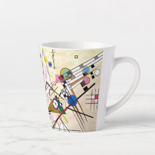 Taza De Café Latte Composición de Kandinsky 8