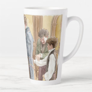 Taza De Café Latte Compromiso de Mary y Tom "La otra hermana Bennet"