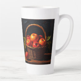 Taza De Café Latte con Diseño de frutero