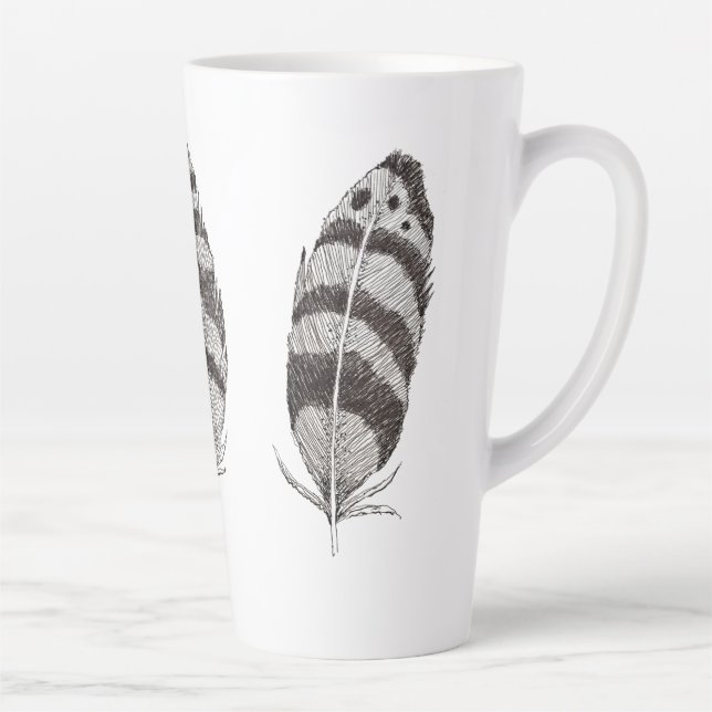 Taza De Café Latte Con Vuelo de Imaginación (Derecha)
