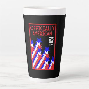 Taza De Café Latte Conceden ciudadanía estadounidense