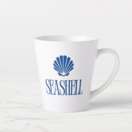 Taza De Café Latte Concha marina