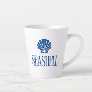 Taza De Café Latte Concha marina