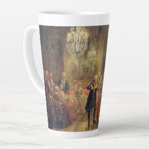 Taza De Café Latte Concierto de flauta-Adolph Menzel