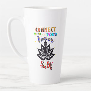 Taza De Café Latte Conéctate con tu propio interno