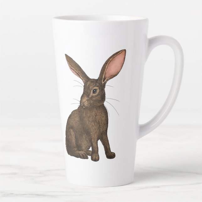 Taza De Café Latte Conejo 4 (Derecha)