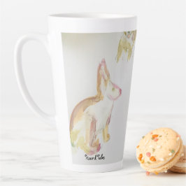Taza De Café Latte Conejos y Beagles