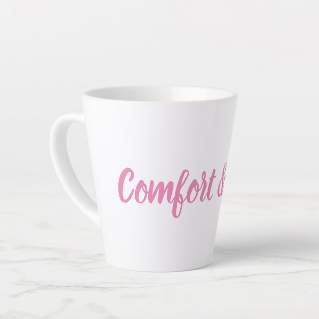 Taza De Café Latte Confort y alegría (Ángulo izquierdo)