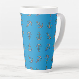 Taza De Café Latte Conjunto de anclaje de personalizado